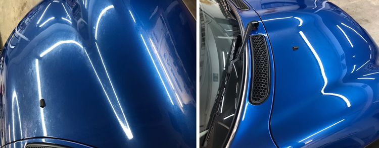 Paint Correction - Before and After Auto Detail Paint Corrective Services